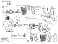 Bosch 0 603 120 001 M 21 S Drill 110 V / Eu Spare Parts